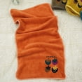 thumbnail image 4 of Serviette en Coton Fraise Coraux Polaire Absorbante Serviette Orange, 4 of 4