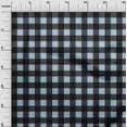 thumbnail image 2 of oneOone Georgette Viscose Fabric Gingham Check Printed Craft Fabric BTY 42 Inch Wide, 2 of 4