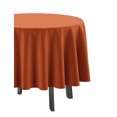 thumbnail image 3 of Nappe ronde d'intérieur/extérieur Vargottam 58 pouces, Nappe ronde imperméable pour l'eau de table de patio, couvertures de table de printemps/été pour la table circulaire d'arrière-cour/barbecue/pique-Nique - Orange, 3 of 7