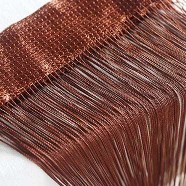 EGNMCR Curtains, Curtains for Bedroom String Curtains Patio Net Fringe for Door Fly Screen Divider Cut To Size Transparent curtains