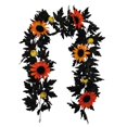 thumbnail image 1 of Halloween Thanksgiving Decoration Artificial Plants Wall-Mounted Maple Leaves Rattan Decorative Pendant, 1 of 2