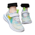 thumbnail image 3 of FAOWME Chaussures de Course Décontractées Confortables à Lacets en Maille pour Enfants Vert 11-11.5 Ans, 3 of 8