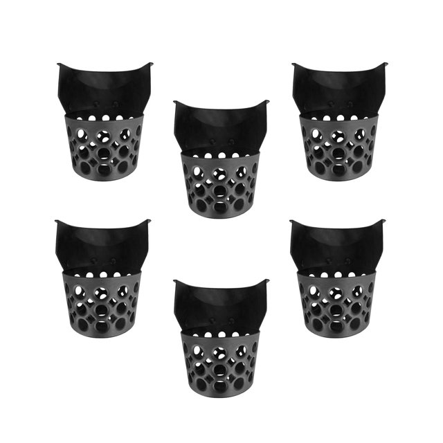 ZLight 6Pcs Billiard Pool Table Pockets Black Pockets Net 117mmx160mm Snooker Replacement Table