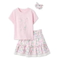 thumbnail image 1 of George Toddler Girls' Three Piece Skirt Set, 1 of 2