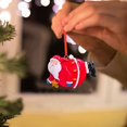 thumbnail image 4 of CNKOO 4PCS Santa Snowman Painted Gift Tree Decoration Pendant, 4 of 6