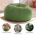 thumbnail image 2 of Small Solid Green Kids Bean Bag Chair, 2 of 9