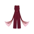 thumbnail image 3 of Sholeno Combinaisons Sans Manches pour Filles, Robe de Mariage Formelle en Chiffon, Combinaison de Danse Bourgogne 14, 3 of 7