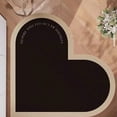 thumbnail image 4 of Dvkptbk Bathroom Love Rug- Super Absorbent and Quick-Drying- Rubber Backing Slip- Washable Bathroom Floor Mat- Shower Rug in Front of Tub 20X20 In Love Floor Mats Bathroom Decor, 4 of 8