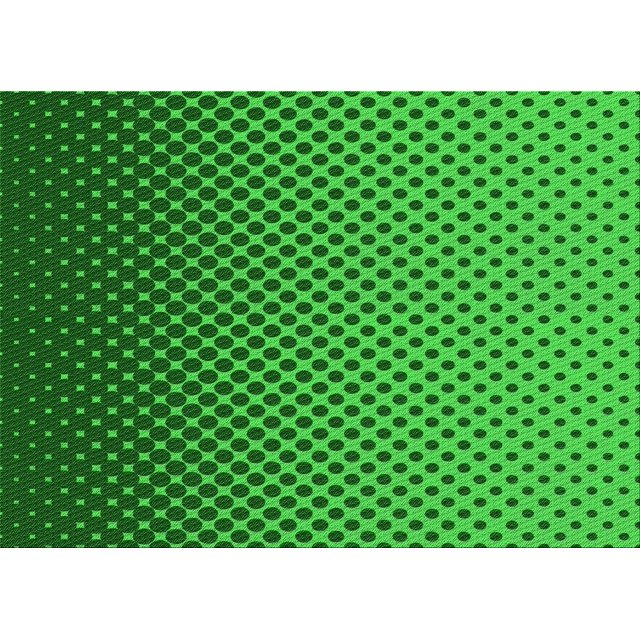 Ahgly Tapis Rectangulaire Lavable en Machine Vert Transitionnel, 2 Pieds x 4 Pieds