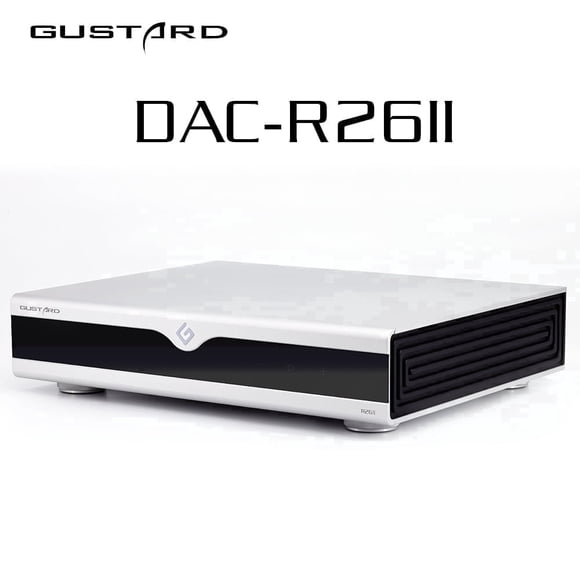 Gustard R26 II dac, r2r Streaming Decoder preamp,Fully balanced digital-Analogue converter,suitable for home audio,Silver