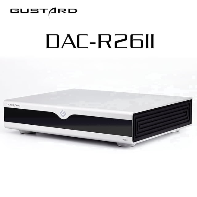 Gustard R26 II dac, r2r Streaming Decoder preamp,Fully balanced digital-Analogue converter,suitable for home audio,Silver