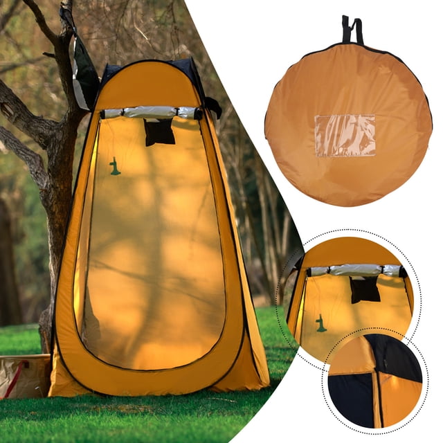 SBYOJLPB Outdoor Changing Tent Portable Bathing and toilet Tent Thickened Lightproof Mobile Changing and Bathing Tent Send Windproof Ropes