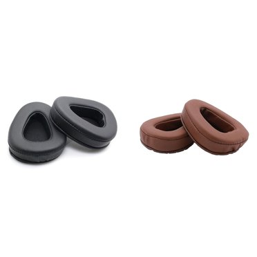 2 Pieces Gaming Earphone Ear Pads Headphone Soft Leather Earpads Detachable Cushion Cover Replacement for Skullcandy Aviator 2 Brown