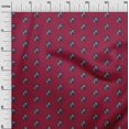 thumbnail image 2 of oneOone Cotton Poplin Fabric Floral Block Printed Craft Fabric BTY 42 Inch Wide, 2 of 4