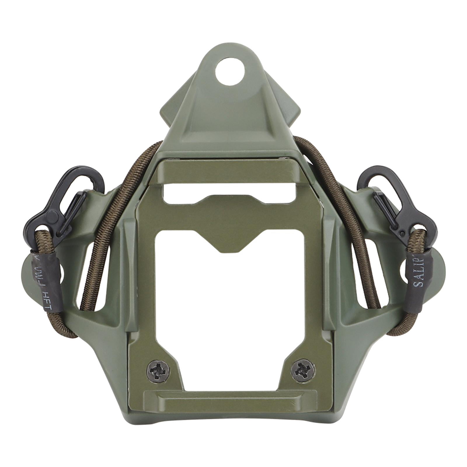 Almencla Adaptateur de Base de Montage de Casque Léger Accessoires de Chasse s Vert
