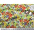 thumbnail image 3 of Soimoi Rayon Fabric Flower Artistic Print Fabric by Yard 42 Inch Wide, 3 of 3