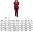 thumbnail image 5 of Tachiuwa Women Uniform Scrub Set Nurse Uniform Durable V Neck Machine Washable Breathable XL, 5 of 5