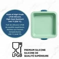 thumbnail image 4 of Starfrit Square Silicone Bakeware (8"), Premium LFGB Silicone, Integrated Metal Frame, BPA-Free, Heat Resistant to 446°F, 4 of 8
