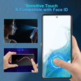 thumbnail image 3 of [3+3 Pack] Glass Screen Protector for Samsung Galaxy S22 with Camera Lens Protector, 3D Curved, 6.1 inch 9H Tempered Glass for Samsung Galaxy S22 5G Glass Screen Protector, 3 of 6