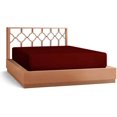 thumbnail image 1 of 1200 Thread Count 100% Egyptian Cotton 3-Piece Fitted Sheet ( 1 Fitted Sheet + 2 Pillow Covers) 15 Inches Deep Pocket Size Solid Pattern, 1 of 4