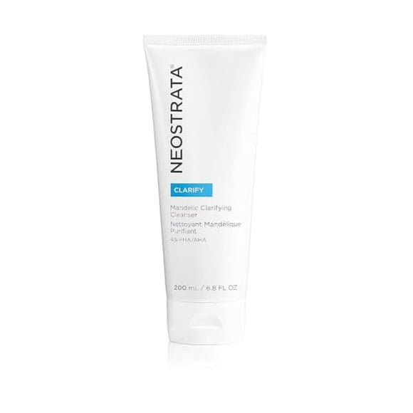 NEOSTRATA Mandelic Clarifying Cleanser Gel Facial Wash for Oily Skin with Salicylic Acid Soap-Free Fragrance-Free, 6.8 Fl Oz (Pack of 1)