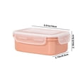 thumbnail image 3 of Ohufall Small Rectangular Airtight Food Storage Containers With Lids Plastic Refrigerator Fresh Keeping Box Kitchen Lunch Box, 3 of 6