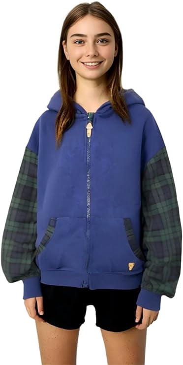 SANAE DESIGN Adaptive Clothing Hoodie Sweatshirt with Cargo Pockets & Magnetic Zipper Closure