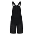 thumbnail image 3 of JIUKE Jumpsuits for Men Casual Summer Washed Suspender Short Rompers 1 Piece Straight Leg Shorts Overalls, 3 of 5