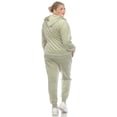 thumbnail image 3 of White Mark Ensemble de Survêtement en Velours pour Femmes, 2 Pcs, 3 of 6