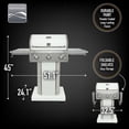 thumbnail image 4 of Kenmore 3 Burner Pedestal Gas Grill - Pearl, 4 of 9