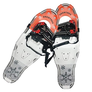 SNOWTREK Raquettes à Neige en Aluminium avec Sac de Transport - Harnais Ajustable à une Traction
