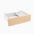 thumbnail image 1 of Desky Minimal Under Desk Drawer - Maple Hardwood / White, 1 of 10