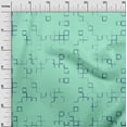 thumbnail image 3 of oneOone Cotton Poplin Light Mint Green Fabric Geometric Sewing Craft Projects Fabric Prints By Yard 56 Inch Wide, 3 of 5