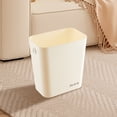 thumbnail image 1 of TopLLC Garbage Can, Trash Can, Kitchen Trash Can Rectangular Open Top Waste Bin Suitable For Home Bathroom Kitchen Bedroom Office Waste Bin Modern Design Plastic Waste Bin rubbish bin, 1 of 7