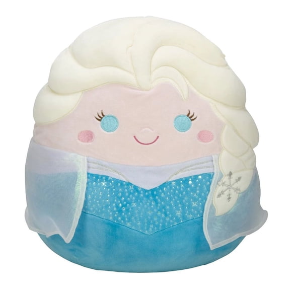 Squishmallows Princesse Disney Elsa - Peluche de 8 Po