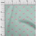 thumbnail image 1 of oneOone Polyester Lycra Fabric Geometric & Flamingo Bird Print Fabric BTY 56 Inch Wide, 1 of 4