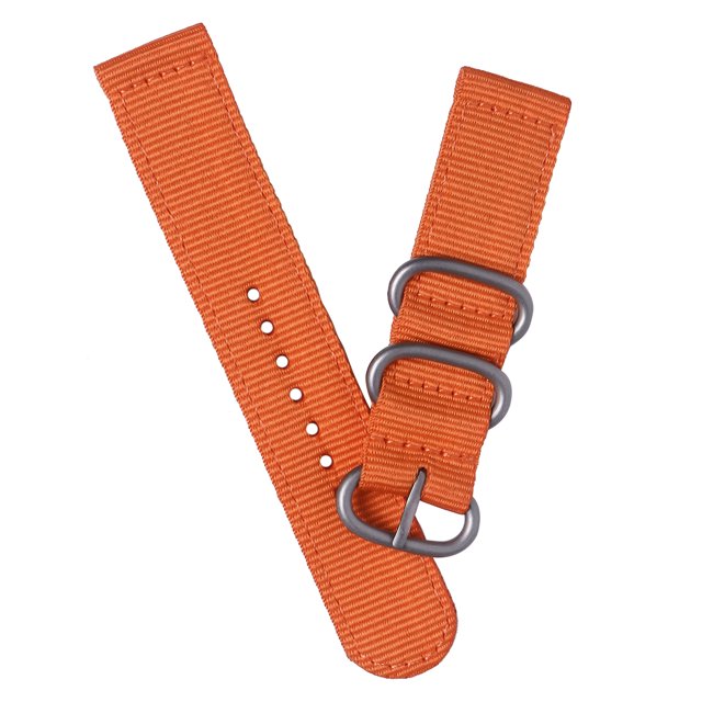 Shisuyan Replacement Watch Band Orange Stainless Steel 1Pcs 4.9x0.9In