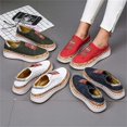 thumbnail image 3 of Espadrilles Orthopédiques Décontractées de Qualité Supérieure, Chaussures de Marche Orthopédiques Décontractées Design 2022, Chaussures pour Femmes à Enfiler Mode Bout Rond Confort Chaussures de Course Athlétiques (4, Blanc), 3 of 7