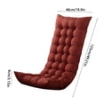 thumbnail image 4 of Wzzjkit Rocking Chair Cushion, High Back Patio Chair Cushions - Thickened Double Sided Recliner Cushion, Indoor/Outdoor Pads with Ties, Fade-Protection & All Season All Weather Replacement, 4 of 7