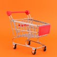 thumbnail image 4 of Mini Shopping Trolley Supermarket Cart Pet Toy Bird Parrot Intelligence Growth, 4 of 8