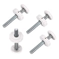 thumbnail image 3 of Milaget 4 Pieces Baby Gate Threaded Spindle Rods Bolt Parts for Stair Railing Indoor White, 3 of 9