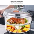 thumbnail image 4 of Pressure Cooker, Thickened Aluminum  Valves Pressure Cooker Cookware Pressure Canner Rice Cooker With Steaming Plate, Household Stovetop Pot Canner For Induction Cooker Gas, 4 of 8