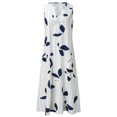 thumbnail image 4 of 2025 Robe Tunique Décontractée pour Femmes à Imprimé Feuilles Grande Taille, Boutonnée, Col en V, Sans Manches, Robes d'Automne Décontractées pour Femmes, Longue Robe avec Poches, Robes de Vacances pour Femmes avec Poches, 4 of 8