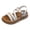 White, variant on Splozh Sandals for Kids Girls Children's Casual Sandals Princess Shoes Soft Sole Fashionable Little Girl Beach Comfortable Sandals White,4.5-5 Years