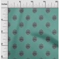 thumbnail image 1 of oneOone Polyester Lycra Fabric Floral Block Printed Fabric 1 Yard 56 Inch Wide, 1 of 4