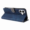 thumbnail image 3 of PANDACO Navy Suede Wallet Case for iPhone 16, 3 of 5
