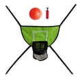 thumbnail image 2 of BotaniNest Trampoline Basketball Hoop Goal Kit Trampoline Basketball Attachment With Enclosure 1 Mini And 1 For Kids Adults Indoor Outdoor Play Game Easy To Install, 2 of 5
