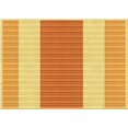 thumbnail image 1 of Ahgly Company Tapis d'Intérieur Rectangulaire Transitionnel Orange Rouge Orange Lavable à la Machine, 5 Pieds x 7 Pieds, 1 of 7