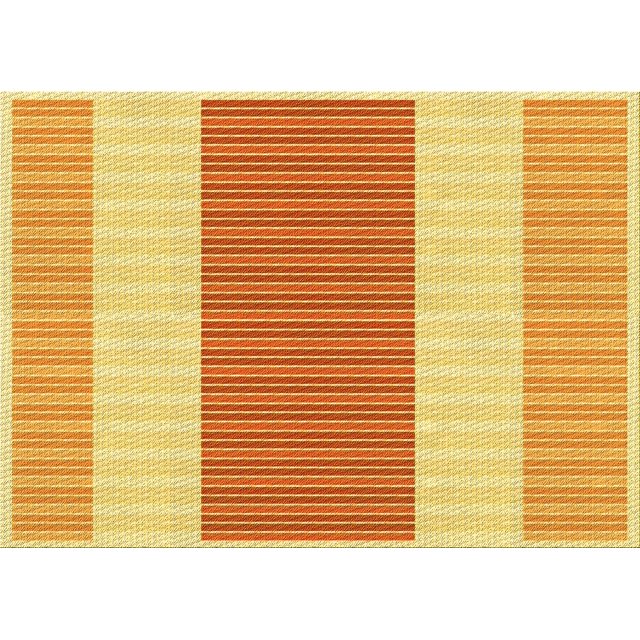Ahgly Company Tapis d'Intérieur Rectangulaire Transitionnel Orange Rouge Orange Lavable à la Machine, 5 Pieds x 7 Pieds