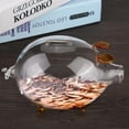 thumbnail image 1 of Tirelire, Pot d'Argent Transparent Portable Cadeau, pour Enfants Garçons Filles Enfants, 1 of 8